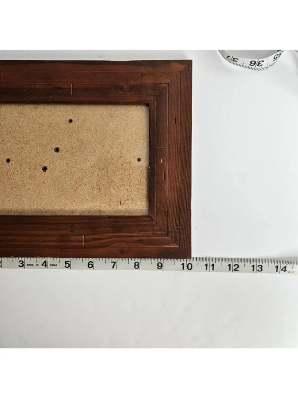 Photo Frame 5x7 Rustic Look Faux Wood Picture Frame Brown Tabletop Wall Hanging